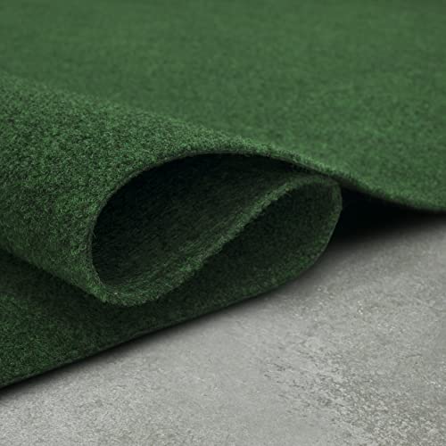 Mohawk Home Dilour Needlepunch Casual Solid Emerald Green 6' x 8' Area Rug