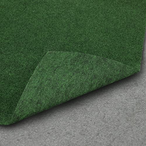 Mohawk Home Dilour Needlepunch Casual Solid Emerald Green 6' x 8' Area Rug