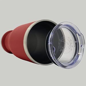 LaserGram 20oz Vacuum Insulated Pilsner Mug, Basketball Coach, Personalized Engraving Included (Maroon)