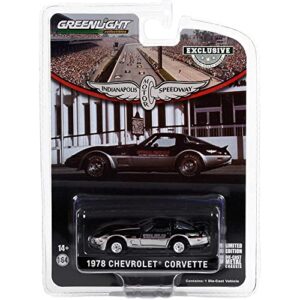 Greenlight 30347 1978 Chevy Corvette - 62nd Annual Indianapolis 500 Mile Race Official Pace Car (Hobby Exclusive) 1:64 Scale Diecast Indy 500