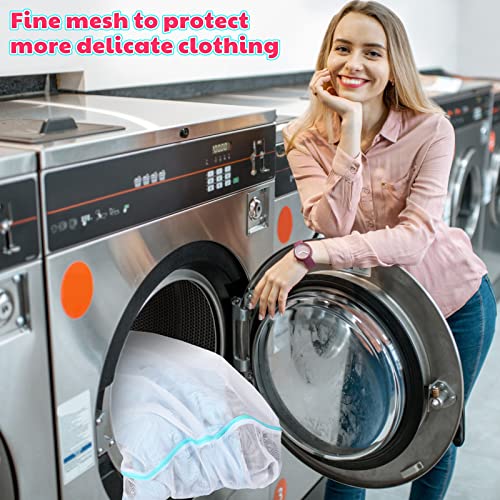 4 Pieces Extra Large Mesh Laundry Bags 44 In x 36 In Oversize Laundry Bag for Washing Machine Heavy Duty Net Washing Bags with Zipper for Big Clothes Household Bed Sheet Travel Storage Organize Bag