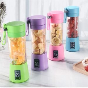 380ML Mini Blender Fruit Blender Convenient Handheld Blender Using USB Charger