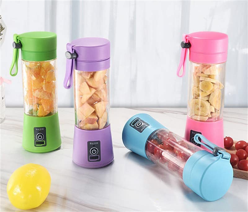 380ML Mini Blender Fruit Blender Convenient Handheld Blender Using USB Charger