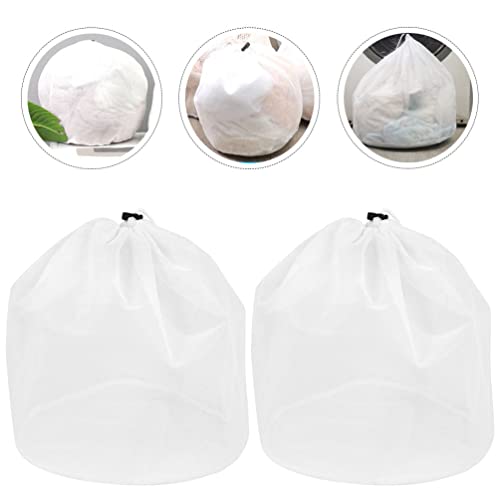 Zerodeko Laundry Bag 2pcs Mesh Laundry Bags Drawstring Laundry Wash Bag Travel Storage Organize Bag Net Wash Bag for Bra Underwear Socks Sweater Laundry Bags Mesh Wash Bags