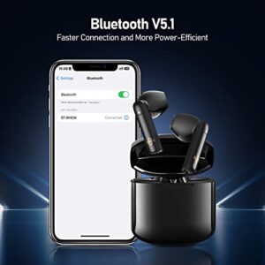 Wireless Earbuds, Gsoemon Qualcomm® aptX™ Deep Bass HiFi Stereo Sound in-Ear Headphones 13mm Driver CVC 8.0 Clear Call Noise Reduction True Wireless Earbuds Bluetooth 5.1 IP5 Waterproof Touch Control