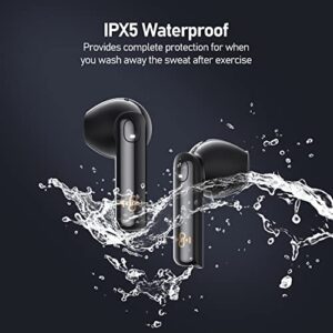 Wireless Earbuds, Gsoemon Qualcomm® aptX™ Deep Bass HiFi Stereo Sound in-Ear Headphones 13mm Driver CVC 8.0 Clear Call Noise Reduction True Wireless Earbuds Bluetooth 5.1 IP5 Waterproof Touch Control