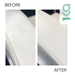 Geist. Easy DIY Colour Restorer for Leather & Vinyl | Refresh, repair & re-dye scuffs, colour damage and small cracks | 50ml Black