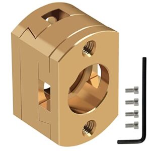 enomaker upgrade brass z axis coupler oldham coupling avoid vibration improve printing quality for creality ender 3 pro v2 cr-10 cr-10s pro 3d printer accessory t8 lead screw hotbed