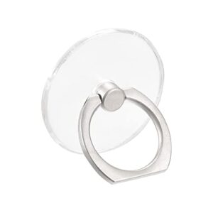 uxcell transparent phone ring holder, clear finger grip stand for phone, case, tablet (round shape)