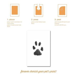 Pearhead Pet Clean-Touch Ink Pad, Medium/Large, Black Ink Pad for Cats or Dogs, Pet Owner, Pet Owner Must Have Item, Pet Memory Keepsake, for Medium to Large Pets