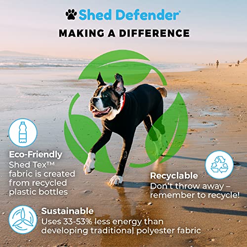 Shed Defender Sport Dog Onesie - Seen on Shark Tank, Shedding Bodysuit for Dogs, Anxiety Vest, Calming Shirt, Hot Spots, Allergy Tick & UV Protection, Recovery Suit, Full Body Shed Suit, Vet Approved