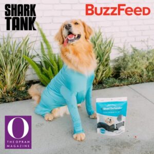 Shed Defender Sport Dog Onesie - Seen on Shark Tank, Shedding Bodysuit for Dogs, Anxiety Vest, Calming Shirt, Hot Spots, Allergy Tick & UV Protection, Recovery Suit, Full Body Shed Suit, Vet Approved