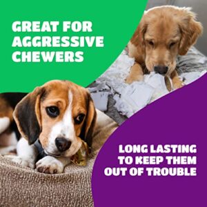 Lively Tails Dog Bones for Aggressive Chewers, Knee Caps for Dogs, Dog Bones for Large Dogs, Dog Bones for Medium Dogs and Small Dogs, Beef Bones for Dogs Long Lasting, Knee Bones for Dogs, 10 Count