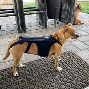 LAMPTOP Dog Back Brace for Dogs Arthritis, Pet Back Bracer for IVDD, Back Protector Helps Pain Relief, Surgical Recovery and Rehabilitation, Dogs Back Disease Prevention.