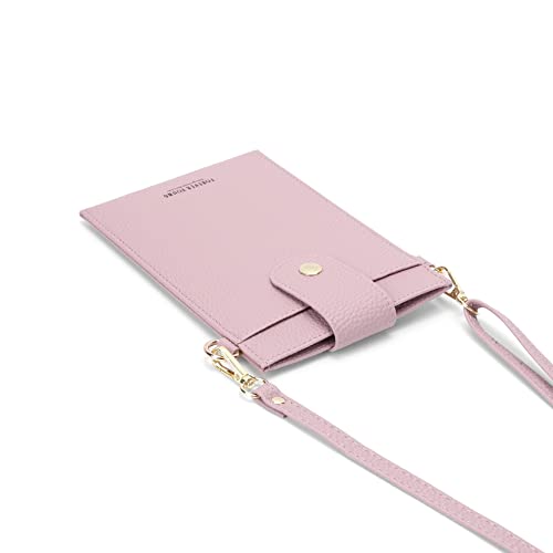 eMorevalue Slim Phone Bag Purse for iPhone 14 13 Pro Max/Samsung Galaxy S22 Ultra, S21 Ultra, Fe, S22 Plus, A71 5G, A53 5G, A12 A13, A22 5G, A32 5G, A42 5G, Cross Body Lanyard Case Wallet (Black)