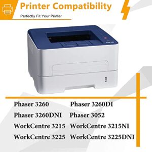 3260 Compatible 106R02775 Toner Cartridge Replacement for Xerox WorkCentre 3215 3215NI 3225 3225DNI Phaser 3260 3260DI 3260DNI 3052 Printer Toner.(2Black)