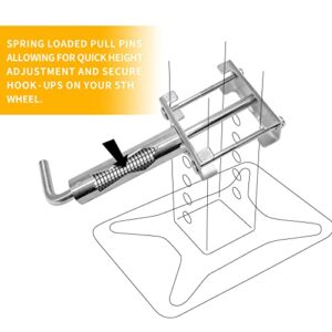 Misakomo Quick Release Pull Pin for Fifth Wheel Landing Gear 3/8" Pin- 2 Pack