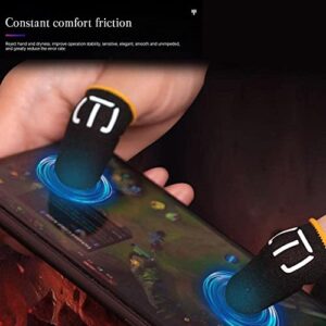 QUS 3 Pair Gaming Finger Sleeves Breathable Fingertips Gameler Sweatproof Games-Slip Thumb GR9l5 Gloves for Mobile