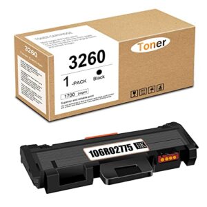 3260 compatible 106r02775 toner cartridge replacement for xerox workcentre 3215 3215ni 3225 3225dni phaser 3260 3260di 3260dni 3052 printer toner.(1black)