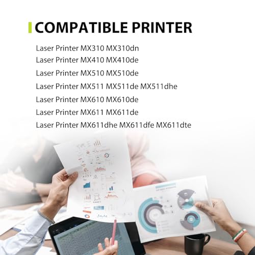 Jmomy 601H 60F1H00 Remanufactured Toner Cartridge Replacement for Lexmark 601H 60F1H00 for MX310 MX410 MX510 MX511 MX610 MX310dn MX511d MX410de MX510de MX511dte MX611dhe MX610de (10,000 Pages/Black)