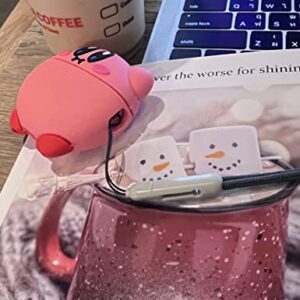 Cartoon Case Design for Apple AirPods Pro (2nd Generation) 2022 Version Adorable Case Soft Silicone Cover Silicone Shockproof Case Anti-Fall Case for Airpod Pro2 Case (Pink Monster)