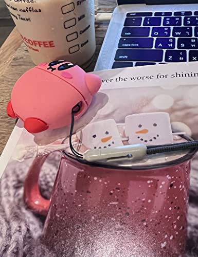 Cartoon Case Design for Apple AirPods Pro (2nd Generation) 2022 Version Adorable Case Soft Silicone Cover Silicone Shockproof Case Anti-Fall Case for Airpod Pro2 Case (Pink Monster)