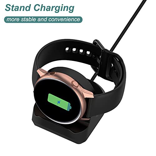 Charger Stand for Galaxy Watch 5/5 Pro, Silicone Charging Stand Dock Holder for for Samsung Galaxy Watch 5 40mm 44mm & Galaxy Watch 5 Pro 45mm (Black)
