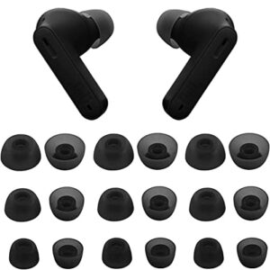 rqker ear tips compatible with jbl 230nc tws earbuds, 9 pairs s/m/l sizes ear tips compatible with jbl 230nc tws, gray 18