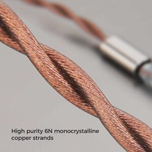 HiFiGo LETSHUOER M3 Purity 6N Monocrystalline Copper Earphone Cable, EJ07M Original Cable 3.5/4.4-0.78 2Pin (4.4mm-0.78 2PIN)