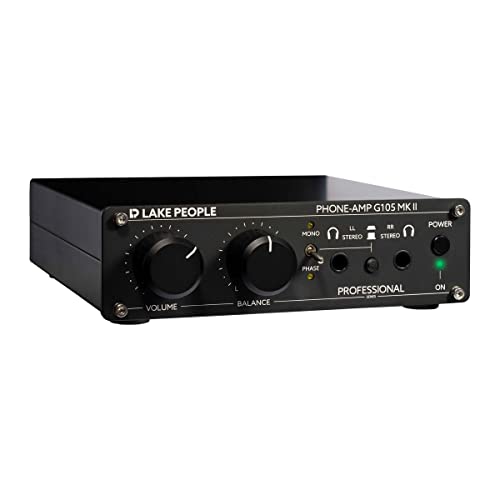 Lake People G105 MK II Compact Studio Headphone Amplifier for 2 Headphones