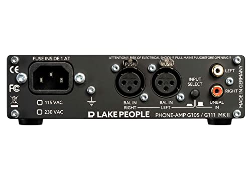Lake People G105 MK II Compact Studio Headphone Amplifier for 2 Headphones