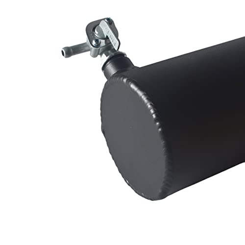 SJVLXHI Black Gas Tank Aluminum Cylinder 10" For Coleman Powersports CT200U BT200X CT200u-ex,For Predator 212cc 196cc/6.5HP Go Kart and Gas Mini Bike