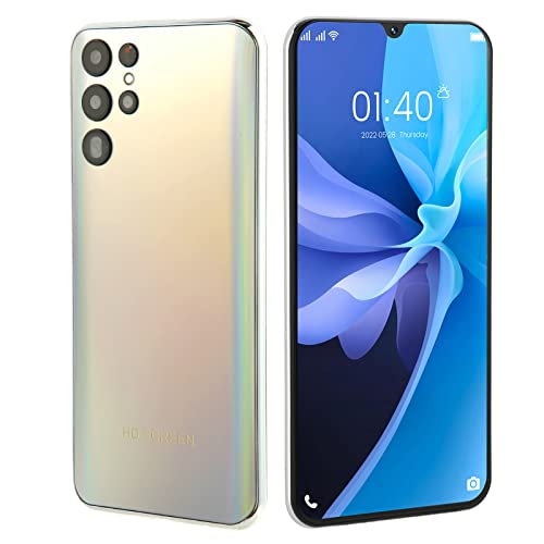 Heayzoki S22 Ultra 5G Unlocked Smartphone for Android 6.1, 6.52in Mobile Phones 1GB RAM 8GB ROM, Front 2MP Rear 5MP Camera, 480 x 1014 Silver Cell Phone (US)