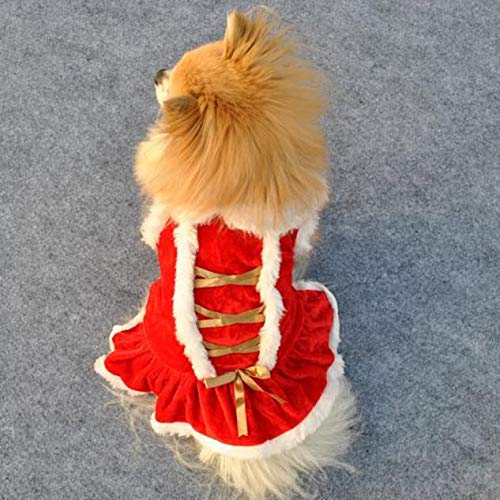 Shirt for Dogs Girls Doggy Pet Costumes Santa Clothes Christmas Dog Clothing Apparel Design Pet Clothes