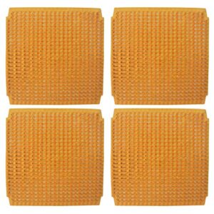 rite farm products 4 pack of washable poly nesting box pads mat bottom for chicken coop hen house poultry nest pad