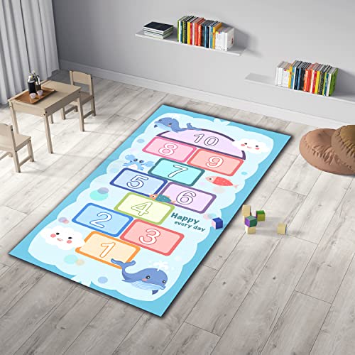 Play Area Rug for Boys & Teens. Cool Carpet for Bedroom,Soft & Non Slip Skid, Printed Large Indoor & Outdooe Floor Mat 63" x 31"