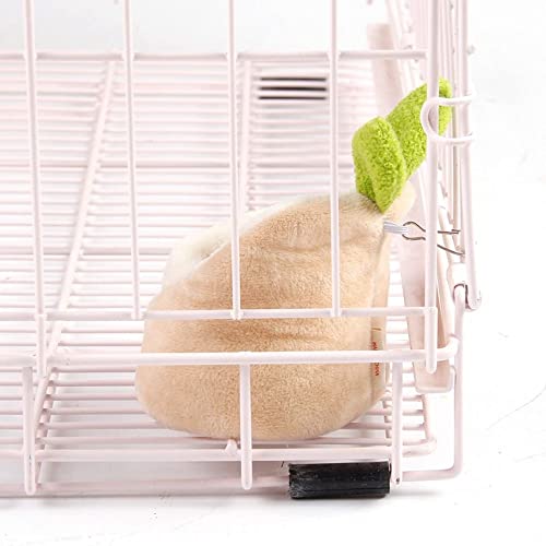 DIEWU Hamster Mini Bed, Plush Warm Soft Small Pets Nest Cage Accessories, Hamster Guinea Pig Sleeping Bed(Bunny)