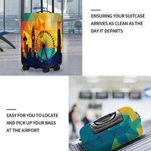 URBEST Luggage Cover Protector Suitcase Anti Scratch Dirt Covers, Fits 18"-22" Luggage Modern City