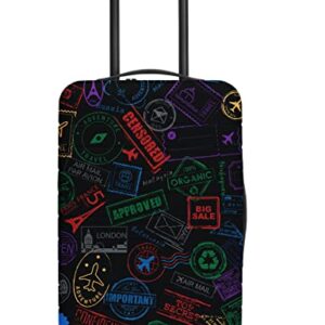 URBEST Luggage Cover Protector Suitcase Anti Scratch Dirt Covers, Fits 18"-22" Luggage Passport Visa