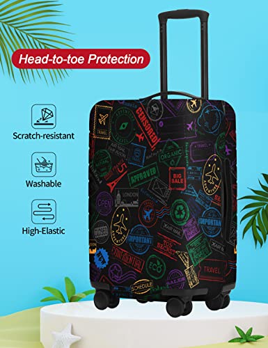 URBEST Luggage Cover Protector Suitcase Anti Scratch Dirt Covers, Fits 18"-22" Luggage Passport Visa