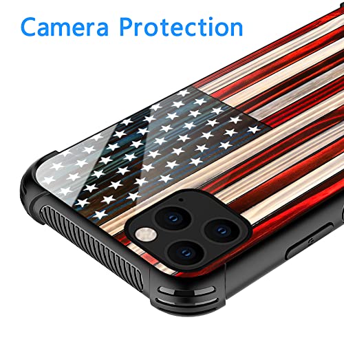 TnXee Case Compatible with iPhone 13 Mini Case, Old Glory Traditional American Flag Pattern Design Case for iPhone 13 Mini Cases for Men Women Case