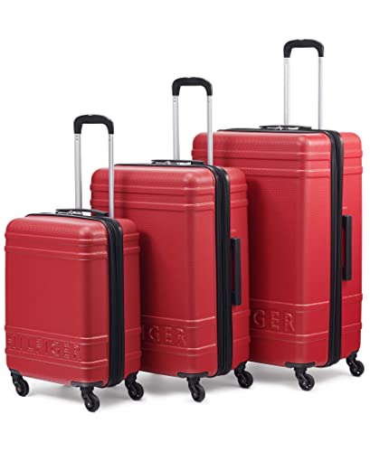 Tommy Hilfiger Lexington Upight Hard Suitcase, Red, 25"