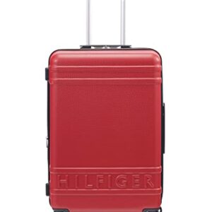 Tommy Hilfiger Lexington Upight Hard Suitcase, Red, 25"