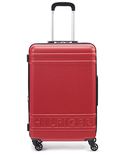 Tommy Hilfiger Lexington Upight Hard Suitcase, Red, 25"