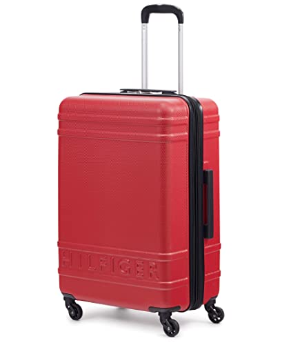 Tommy Hilfiger Lexington Upight Hard Suitcase, Red, 25"