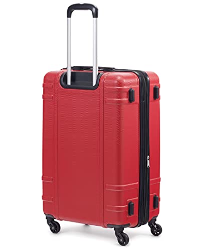 Tommy Hilfiger Lexington Upight Hard Suitcase, Red, 25"