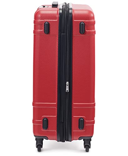 Tommy Hilfiger Lexington Upight Hard Suitcase, Red, 25"