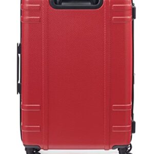 Tommy Hilfiger Lexington Upight Hard Suitcase, Red, 25"