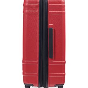 Tommy Hilfiger Lexington Upight Hard Suitcase, Red, 25"