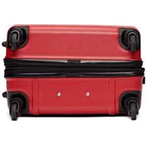 Tommy Hilfiger Lexington Upight Hard Suitcase, Red, 25"